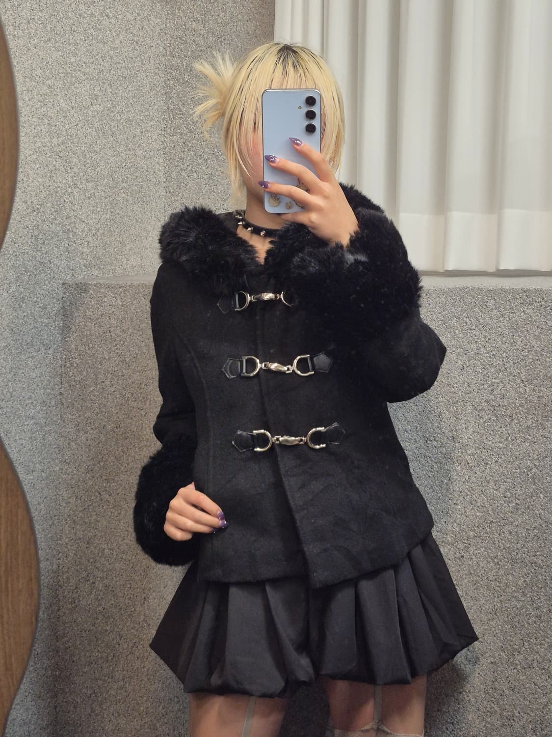 CECIL McBee fur short coat 상품이미지1
