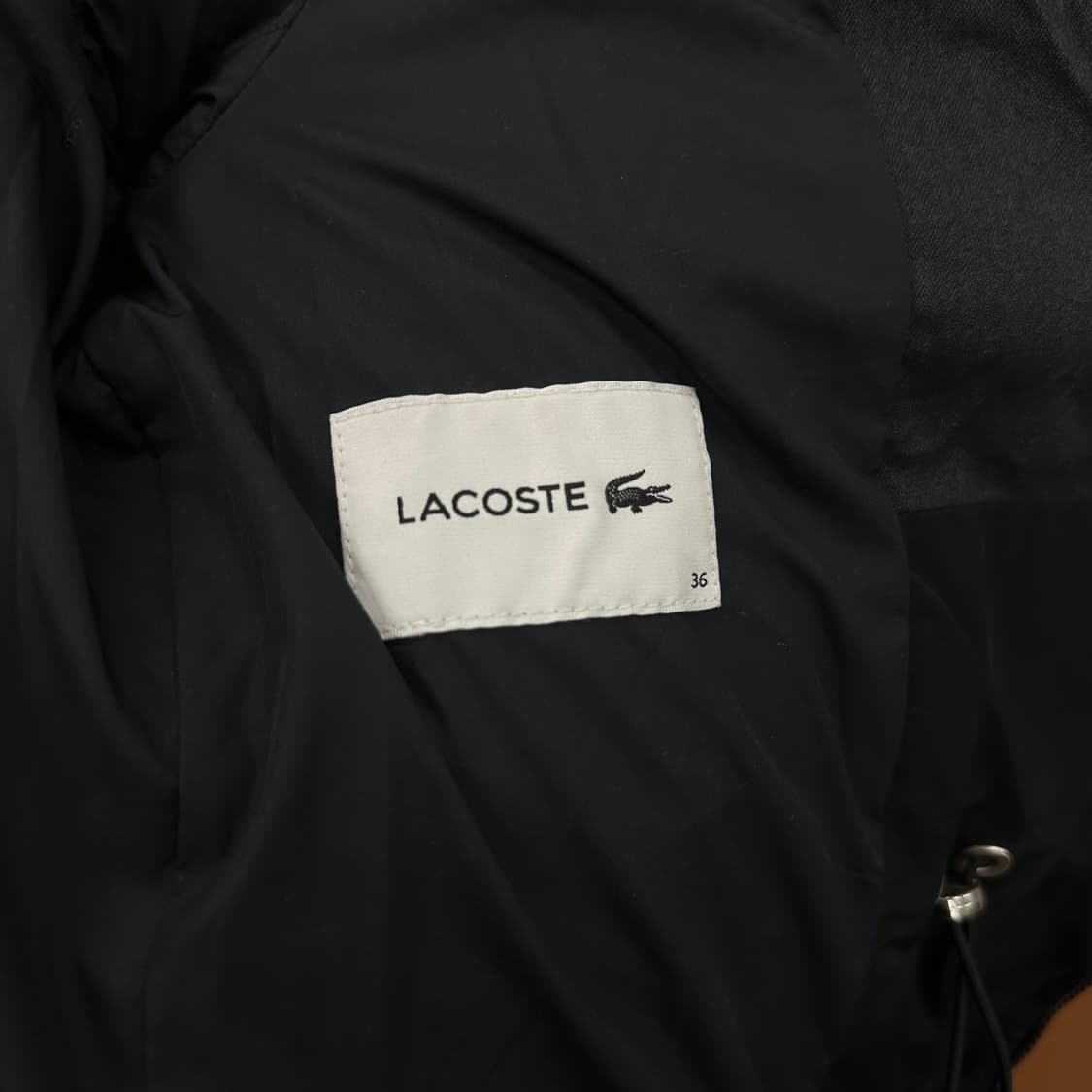 라코스테 로고 푸퍼 다운 패딩 상품이미지6