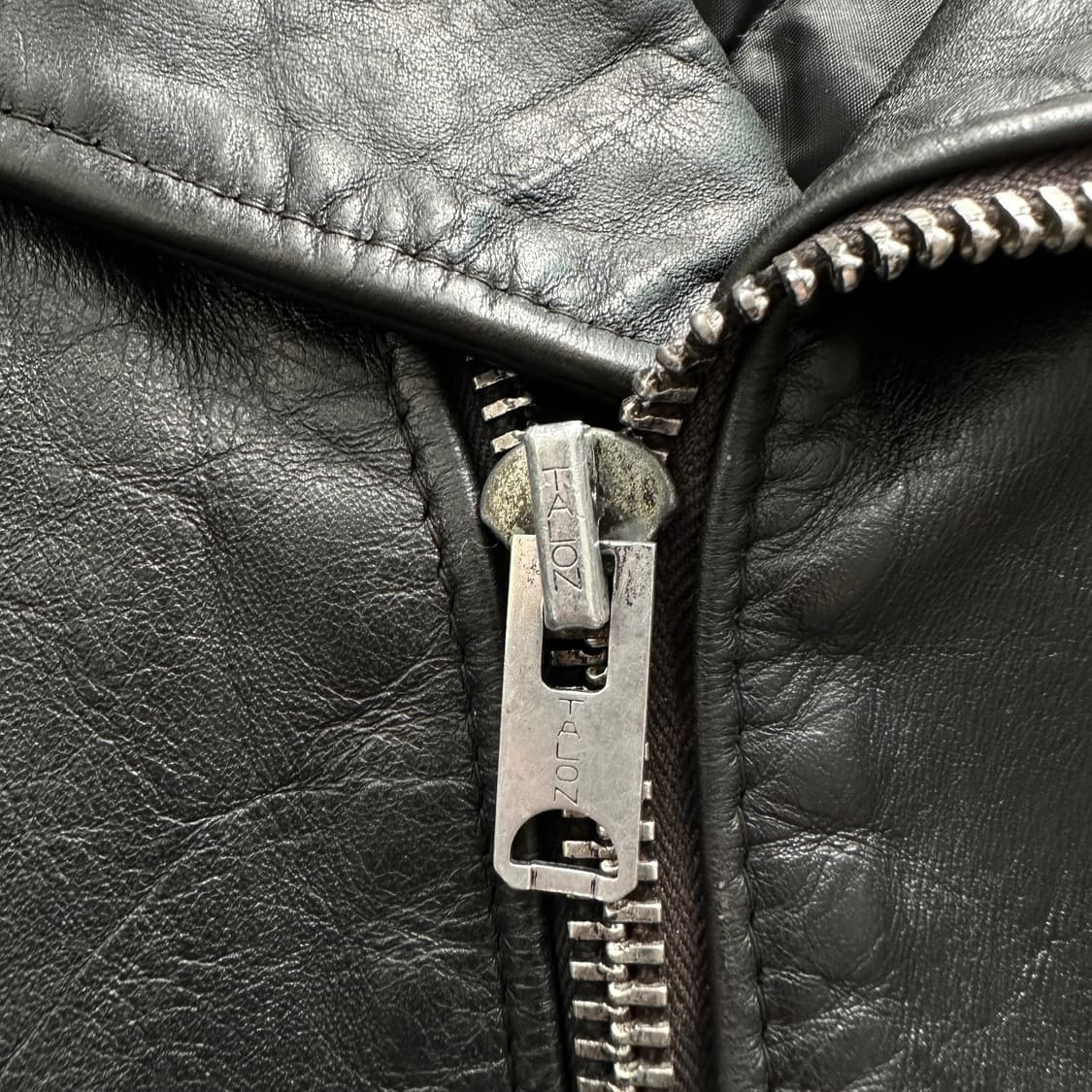 70s [희귀/52] 쇼트 퍼펙토 618 빈티지 레더 자켓 상품이미지4