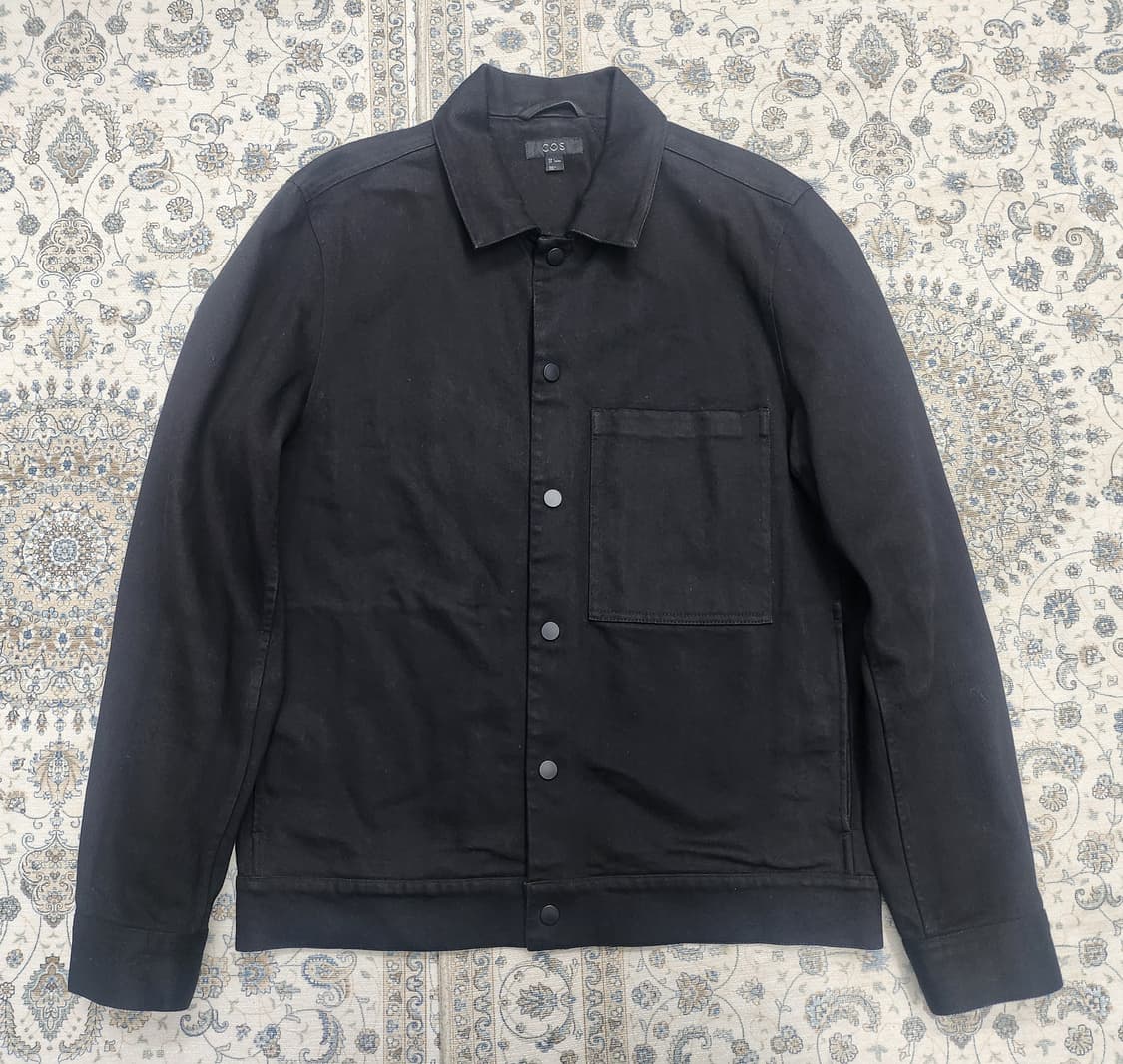 COS 코스 블랙 코튼 자켓 S 상품이미지1