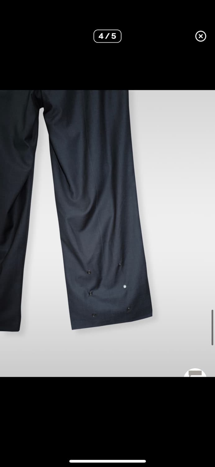 EERST cut out trouser 이어스트 컷아웃 트라우저 차콜 상품이미지4