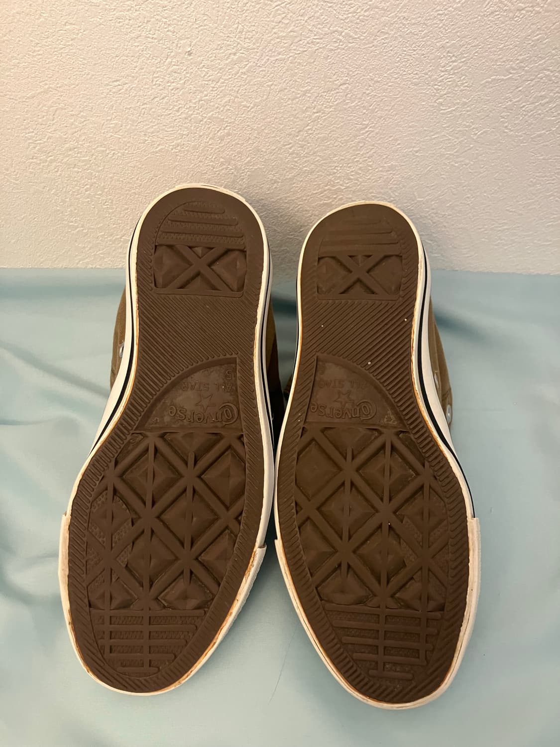 빈티지 컨버스 하이 카키 or 올리브색상 240mm 상품이미지5