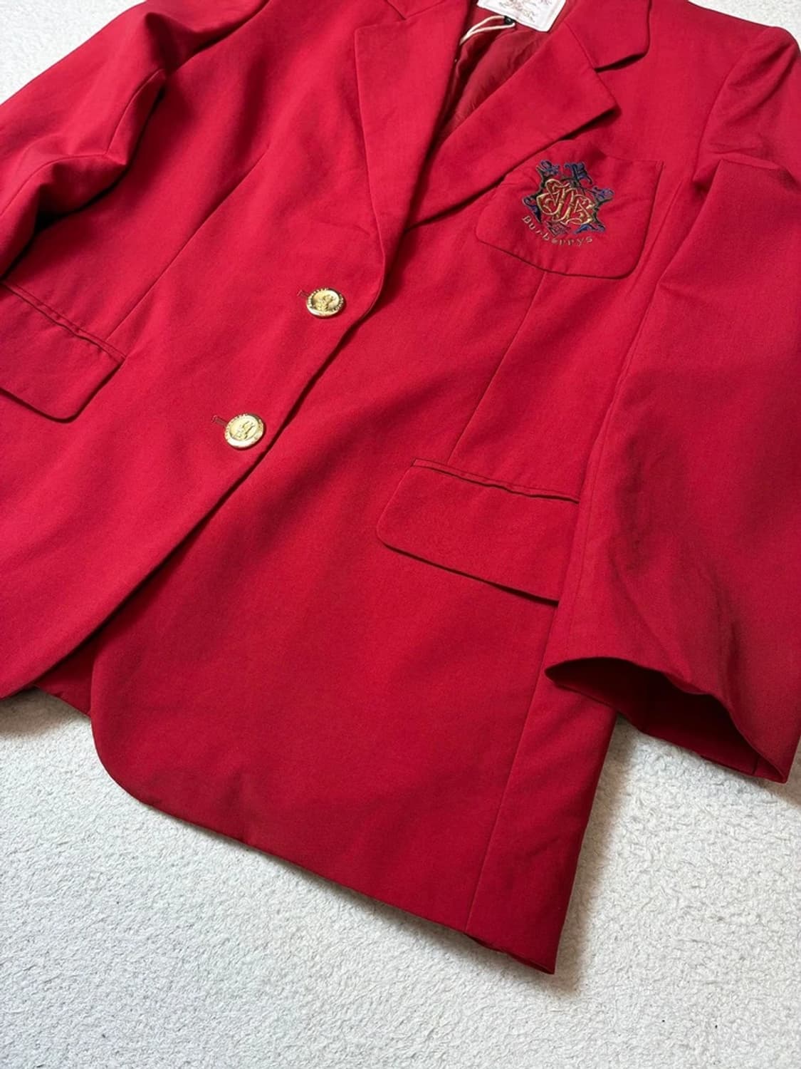 버버리 80's 태즈메이니아 울 블레이저 PN7563 상품이미지3