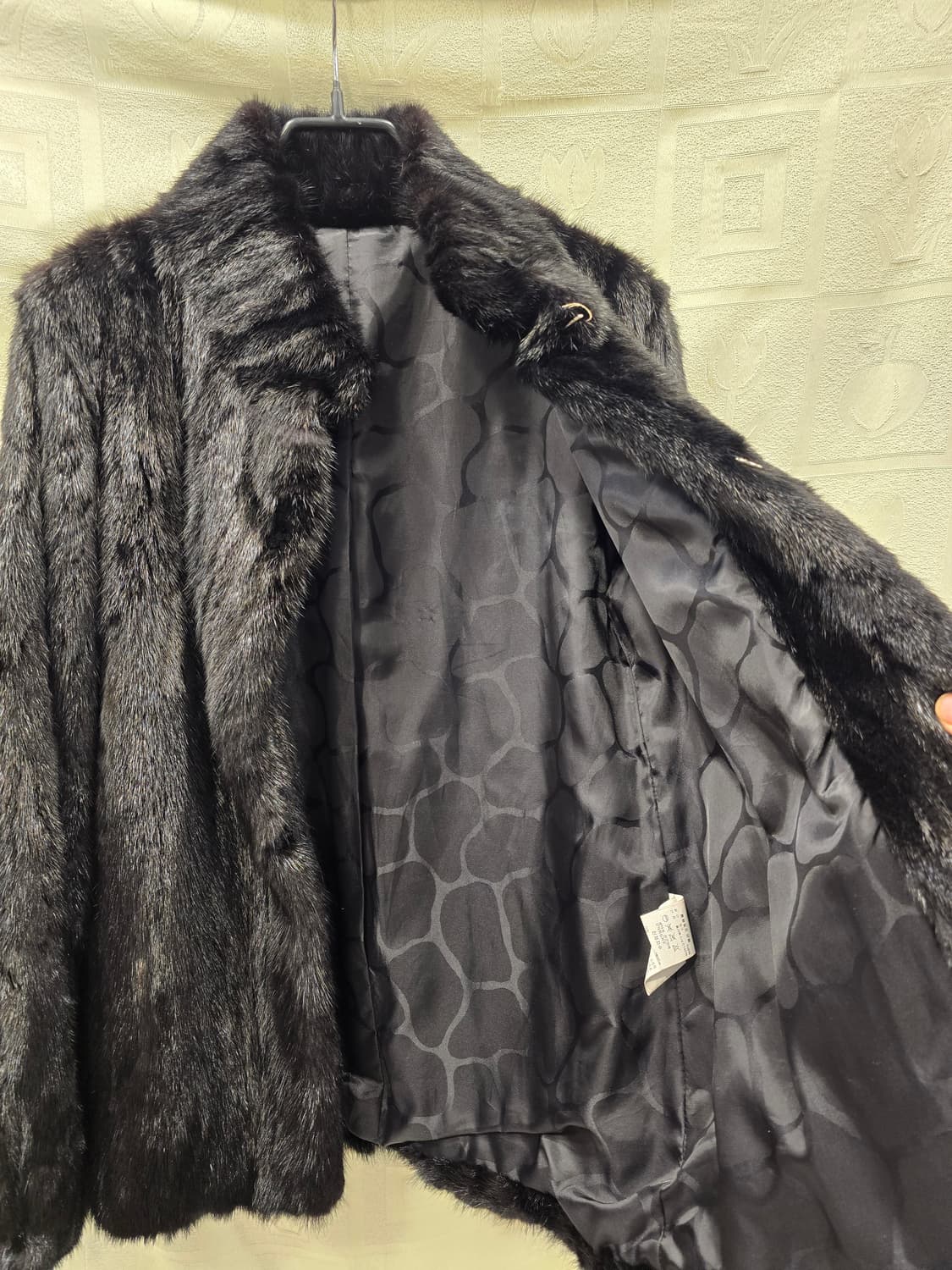 밍크 코트 블랙 S (55) 상품이미지7