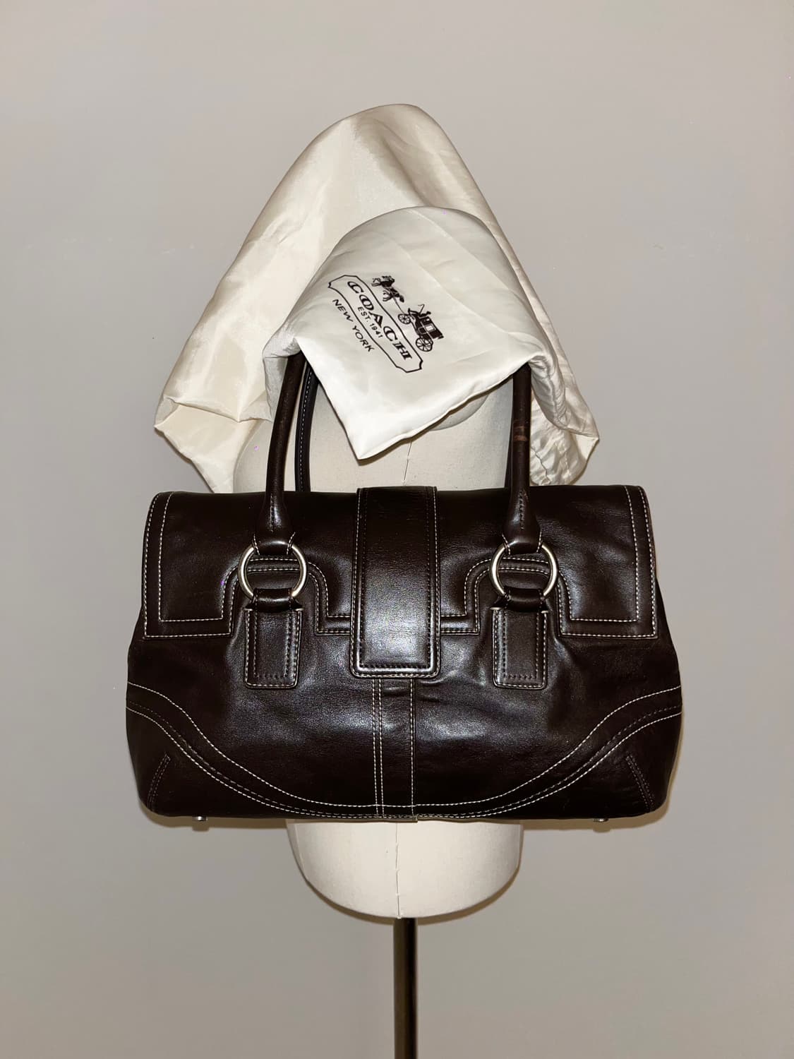 📦 2000y2k Old Coach Brown bag 상품이미지2