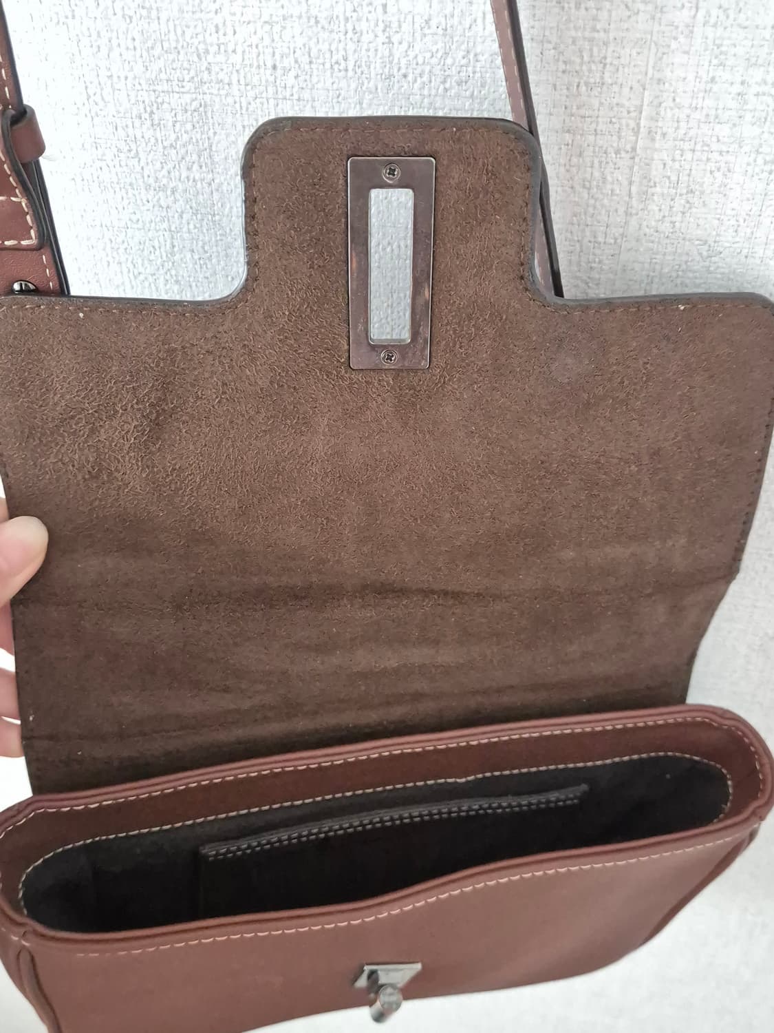 마시모두띠 브라운 가죽 크로스백 상품이미지10