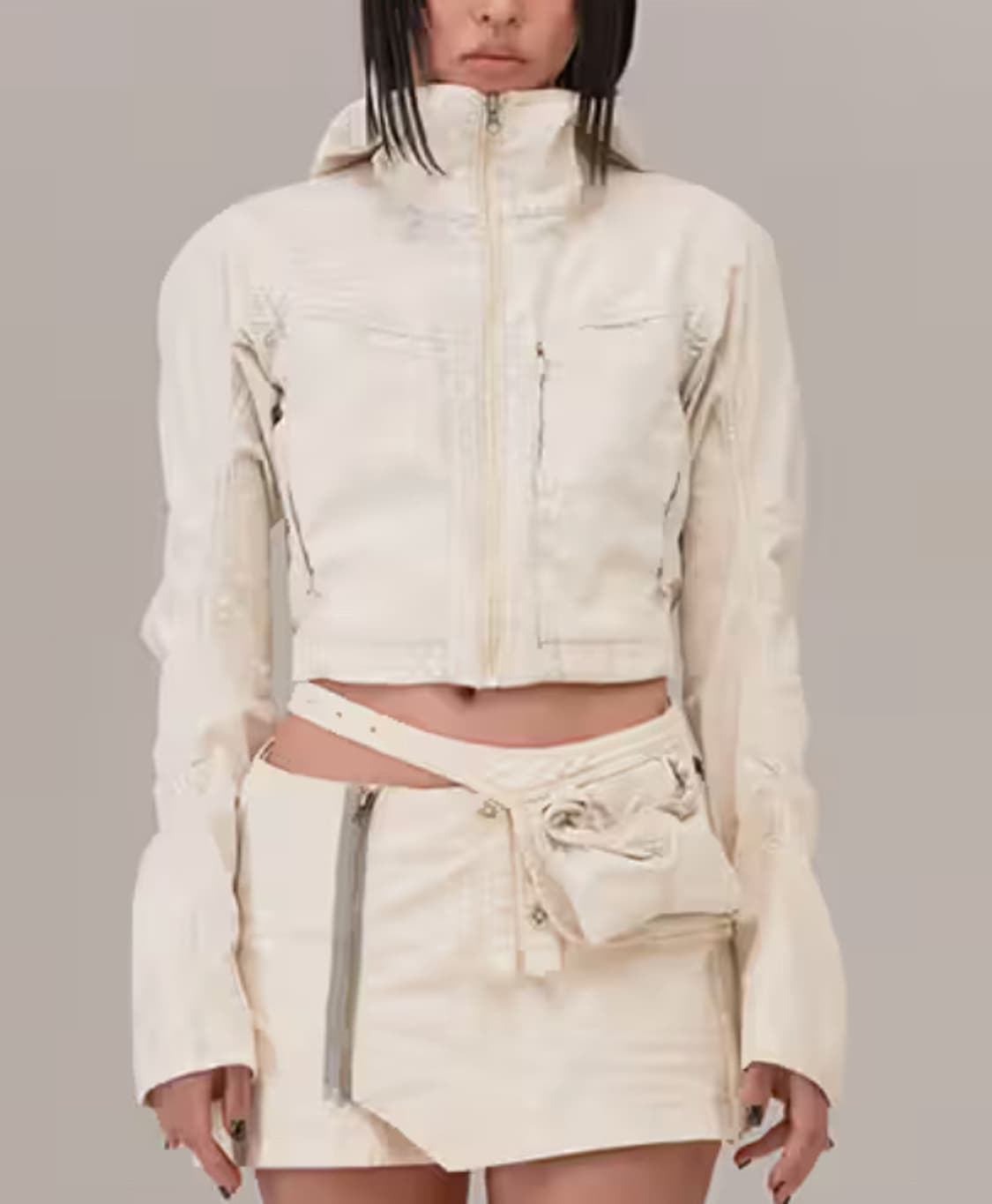 혜인서 워시드 크롭 자켓 1 상품이미지1