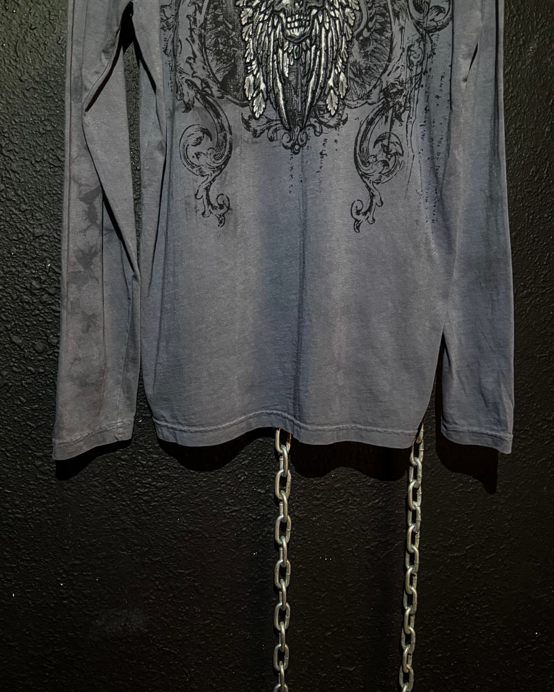 PREPOTENTE – Silver Wing Skull Graphic L 상품이미지7