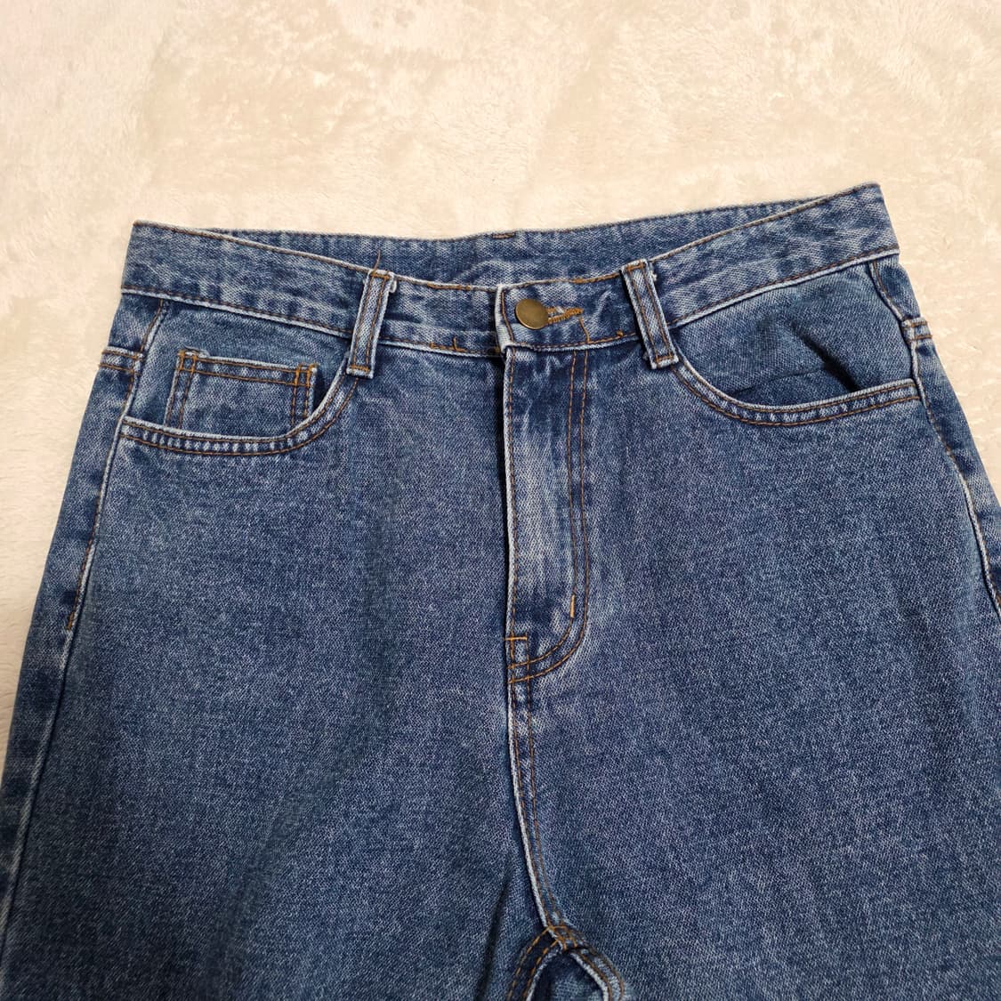 (M)여성 일자핏 데님 팬츠 상품이미지2