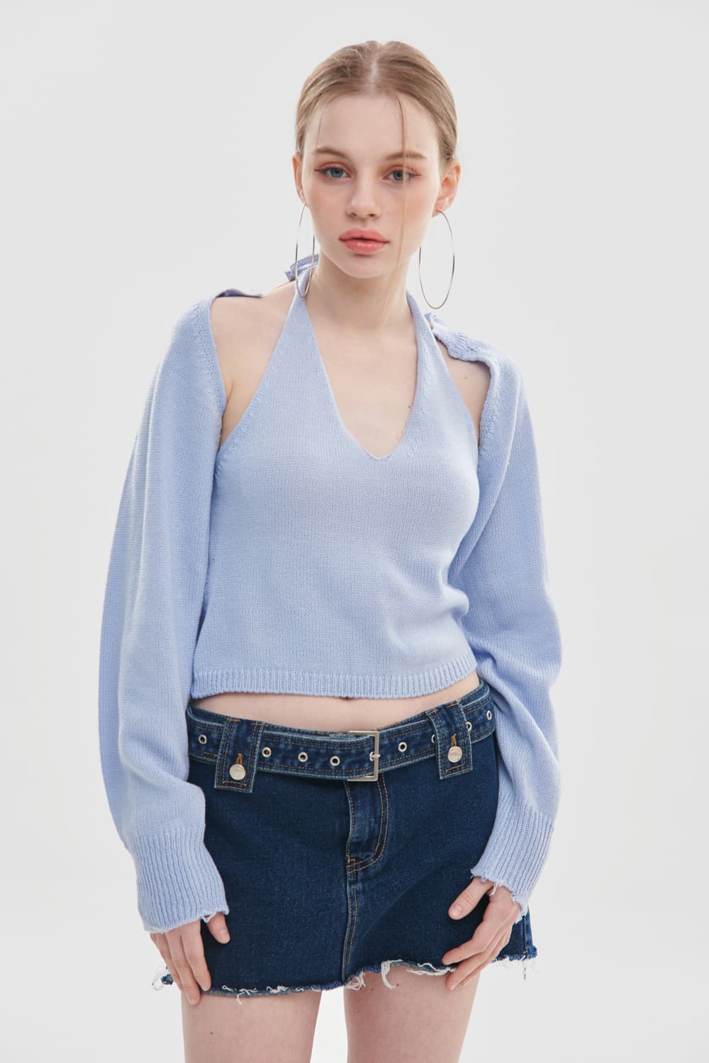  GATELESS -MICRO DENIM SKIRT 상품이미지3