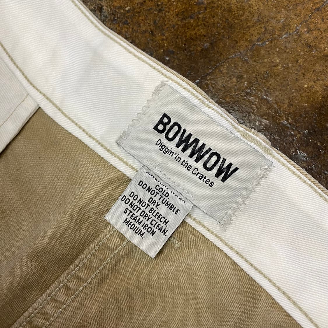 (XL) 바우와우 bowwow 페인팅 치노팬츠 상품이미지4