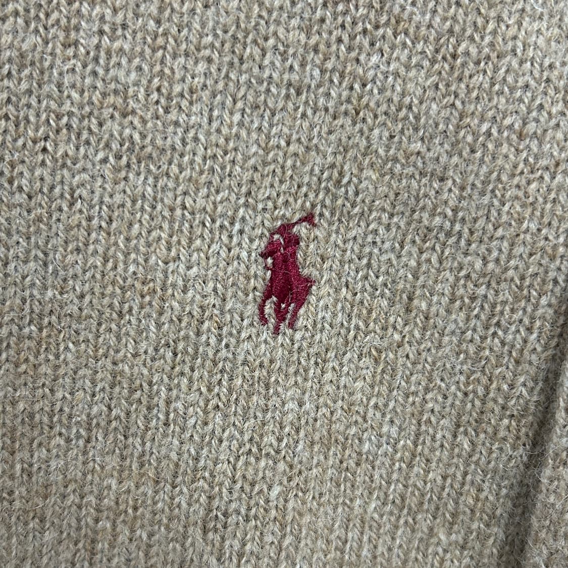 폴로 랄프로렌 포니로고 울 니트 베이지 상품이미지3