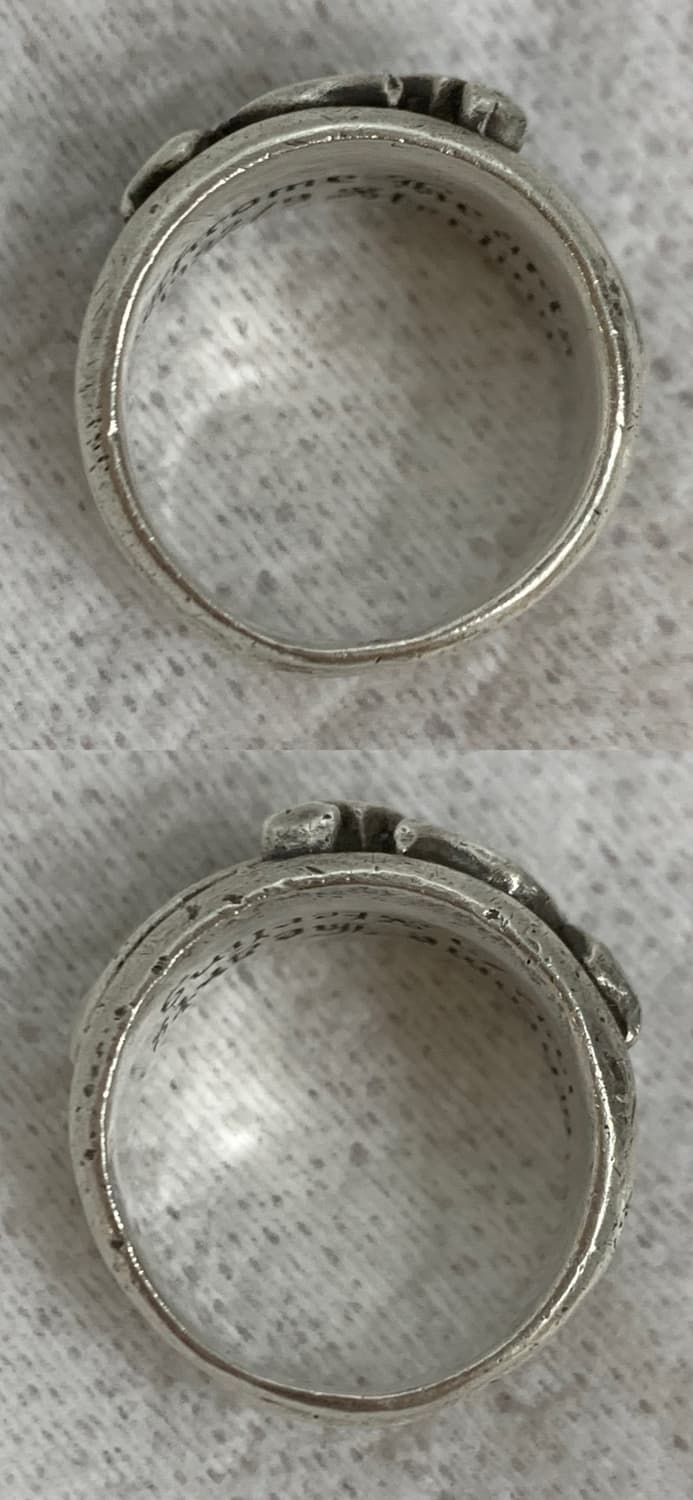 [국내 17호] 크롬하츠 대거링 실버 은 반지 상품이미지4