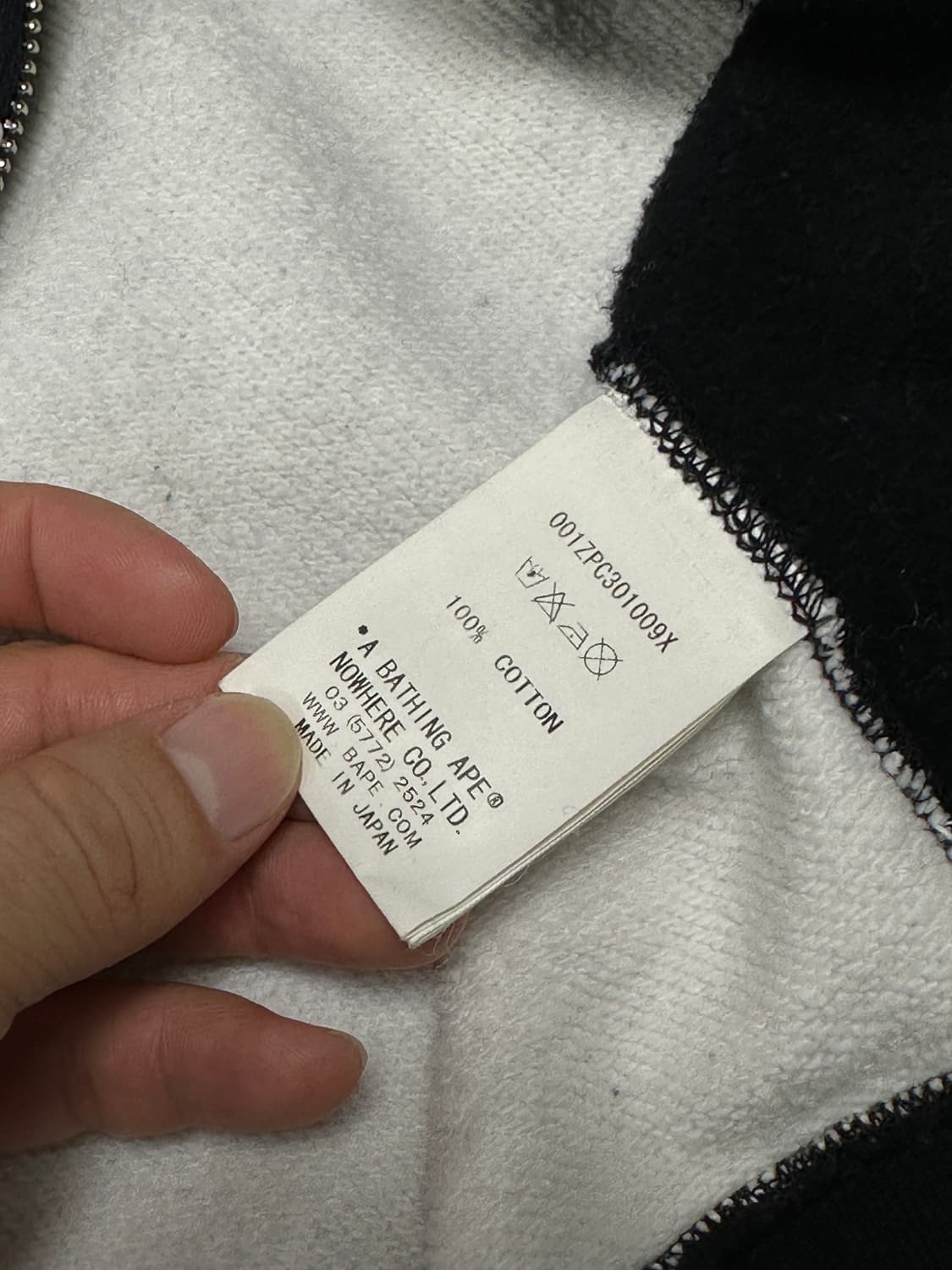 베이프 후드집업 L 상품이미지7