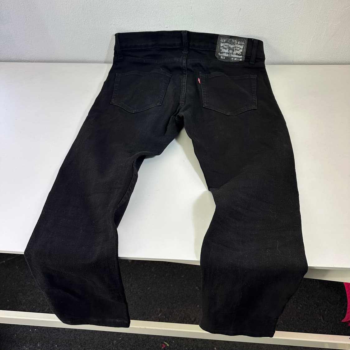 30 리바이스511 슬림스트레이트 블랙진 상품이미지5