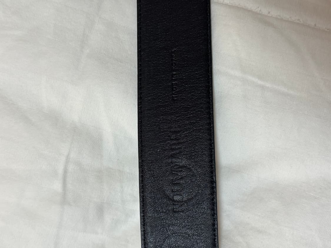 누마레 ee 블랙 레더 벨트 상품이미지3