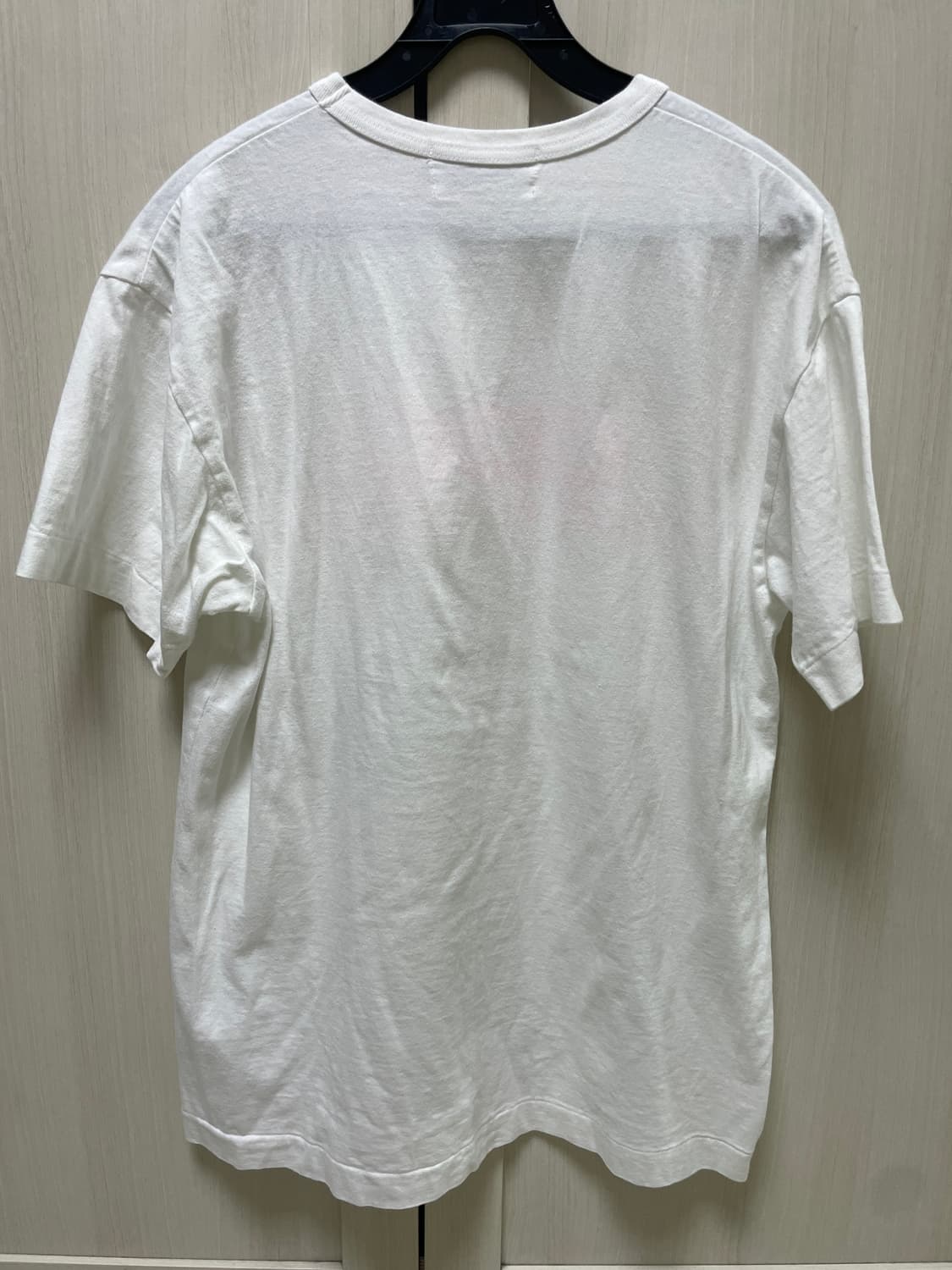 꼼데가르송 CDG 핑크 로고 반팔티 XL 사이즈 상품이미지4