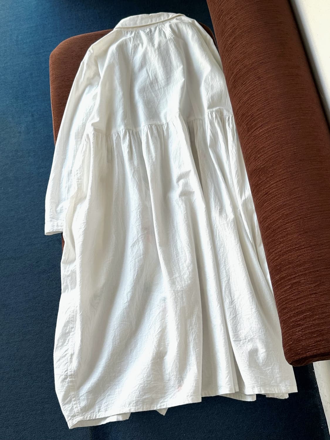 Natural cotton design stitch onepiece 상품이미지8