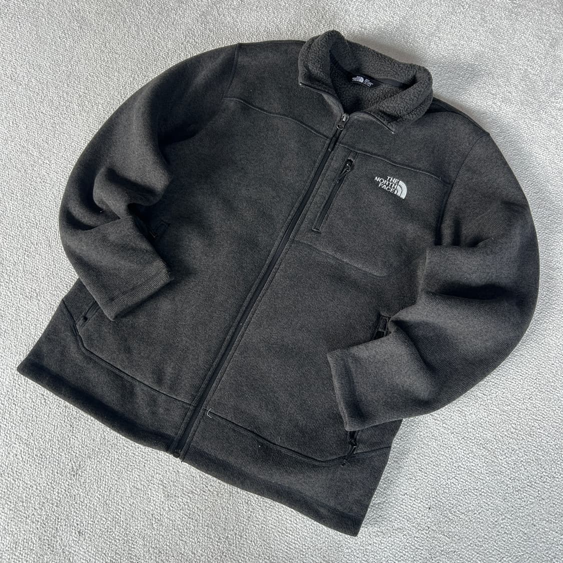노스페이스 브라운 기모 플리스 자켓 L 상품이미지1