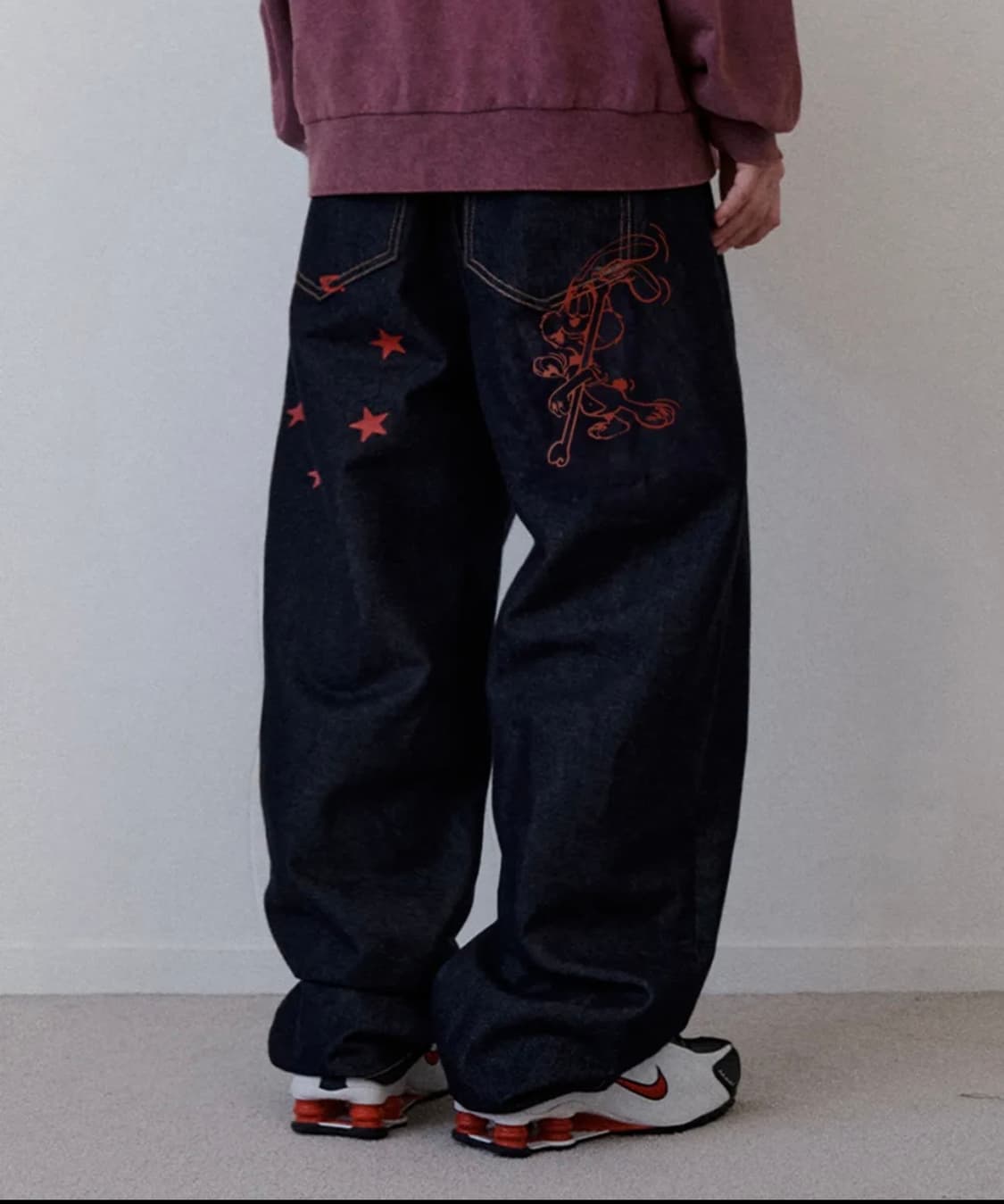 리트리버클럽 데님팬츠LIL RABBIT DENIM [INDIGO BLAC 상품이미지1
