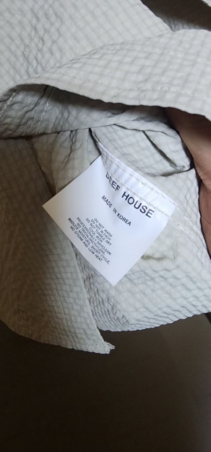 딥하우스 남성 세미오버핏 주름없는셔츠난방110 새거 상품이미지5