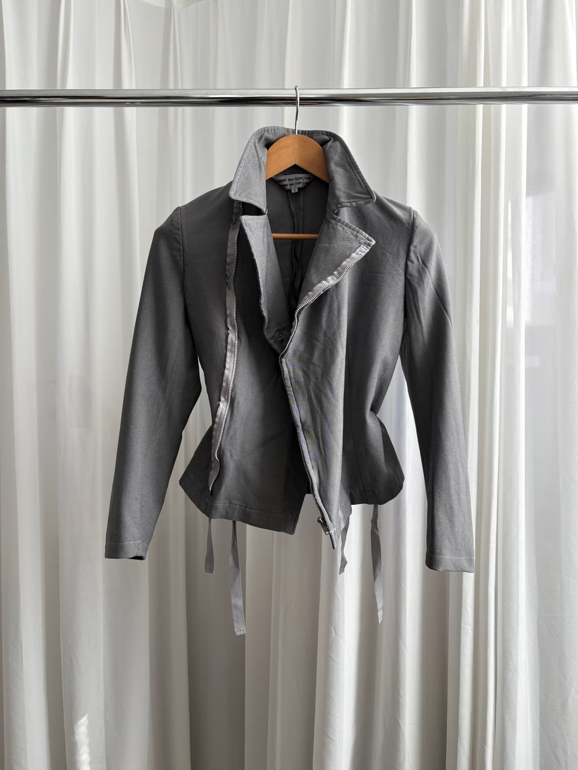 꼼데가르송 축융 폴리 라이더 재킷 상품이미지1