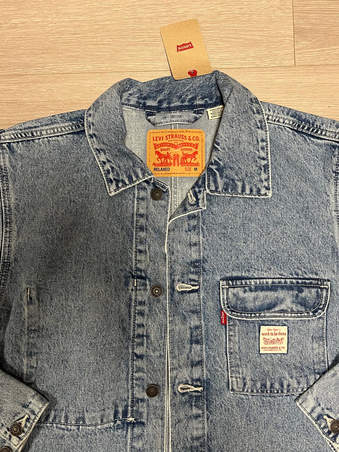 (새상품) 리바이스 엔지니어드 데님 자켓, 워크 코트 상품이미지3