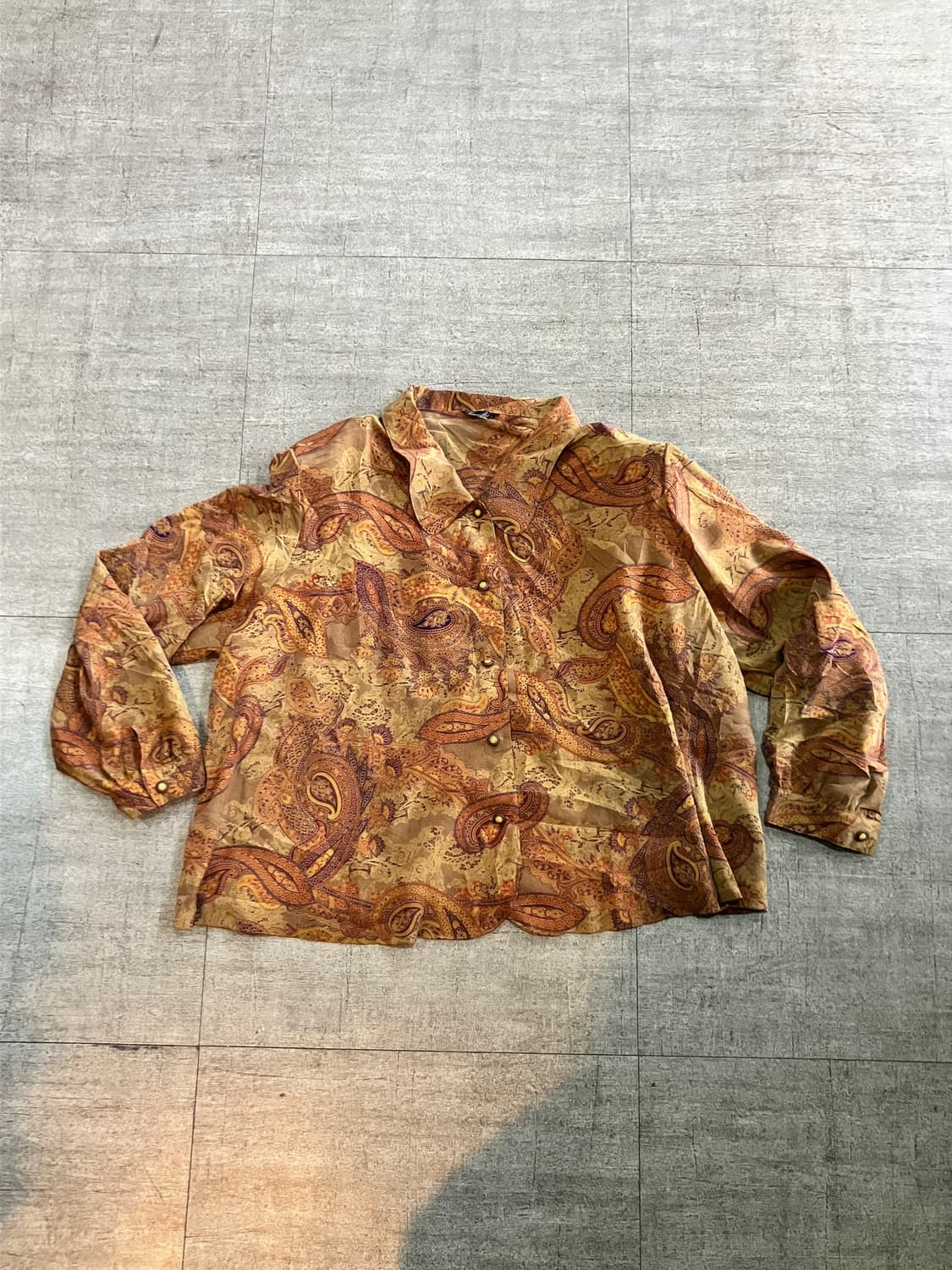 일본빈티지 Titmemoi 오리엔탈보헤미안 복고풍 블라우스자켓 상품이미지1