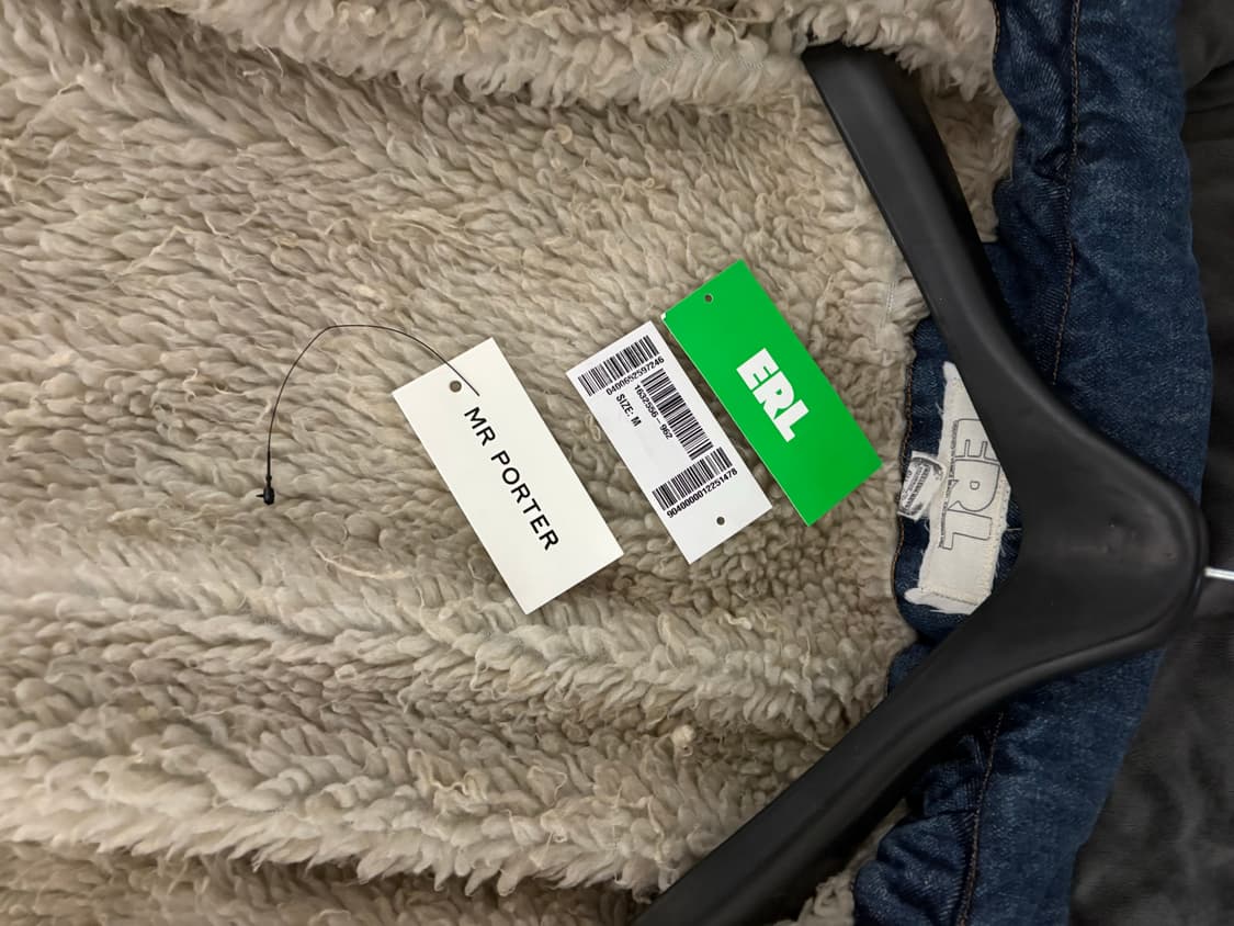 ERL 데님 패딩 M 상품이미지8