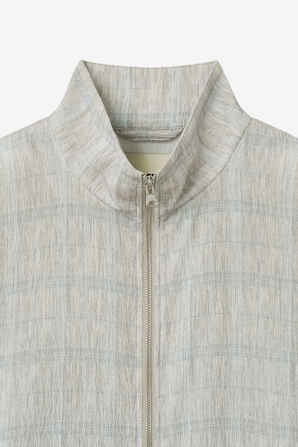 (L,새상품) 인사일런스 플리츠 체크 자켓 BEIGE 상품이미지7