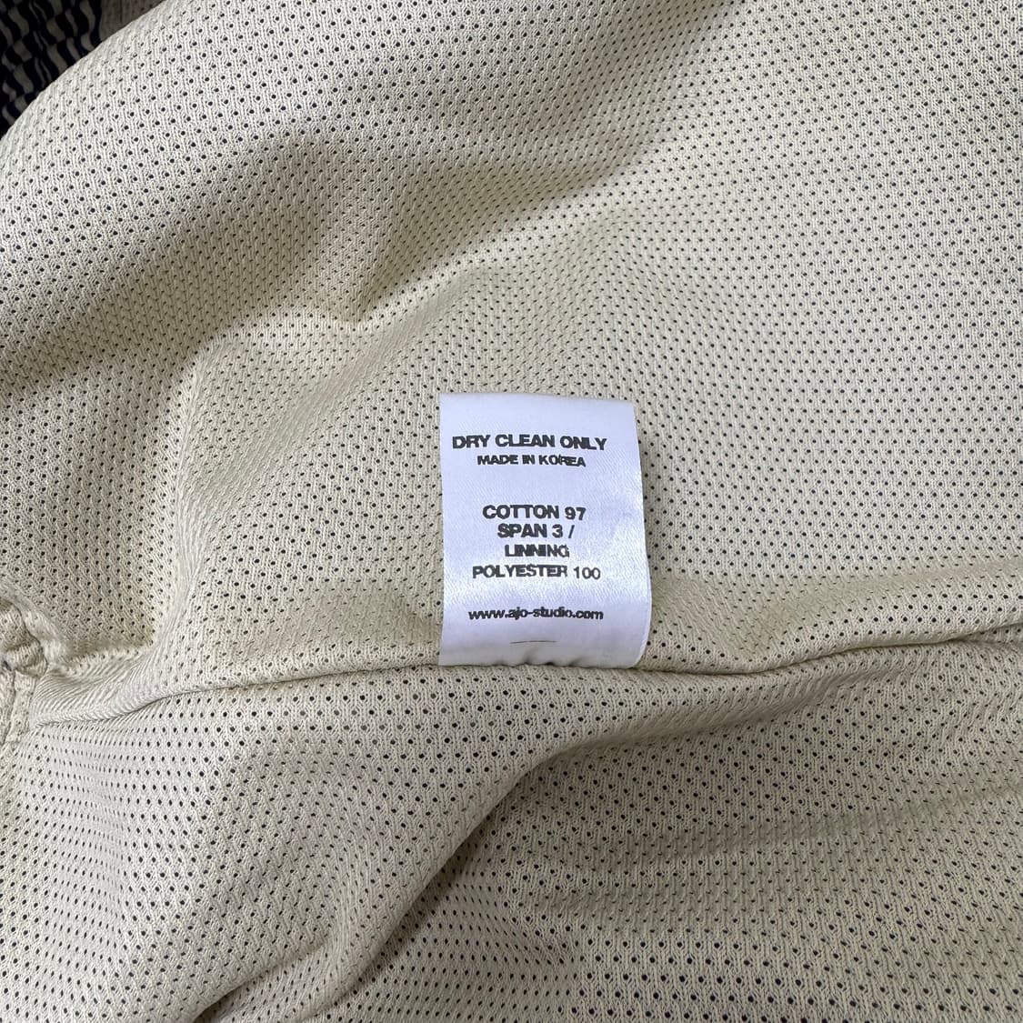 아조바이아조 핑크 라벨 스트라이프 자켓 L 상품이미지7