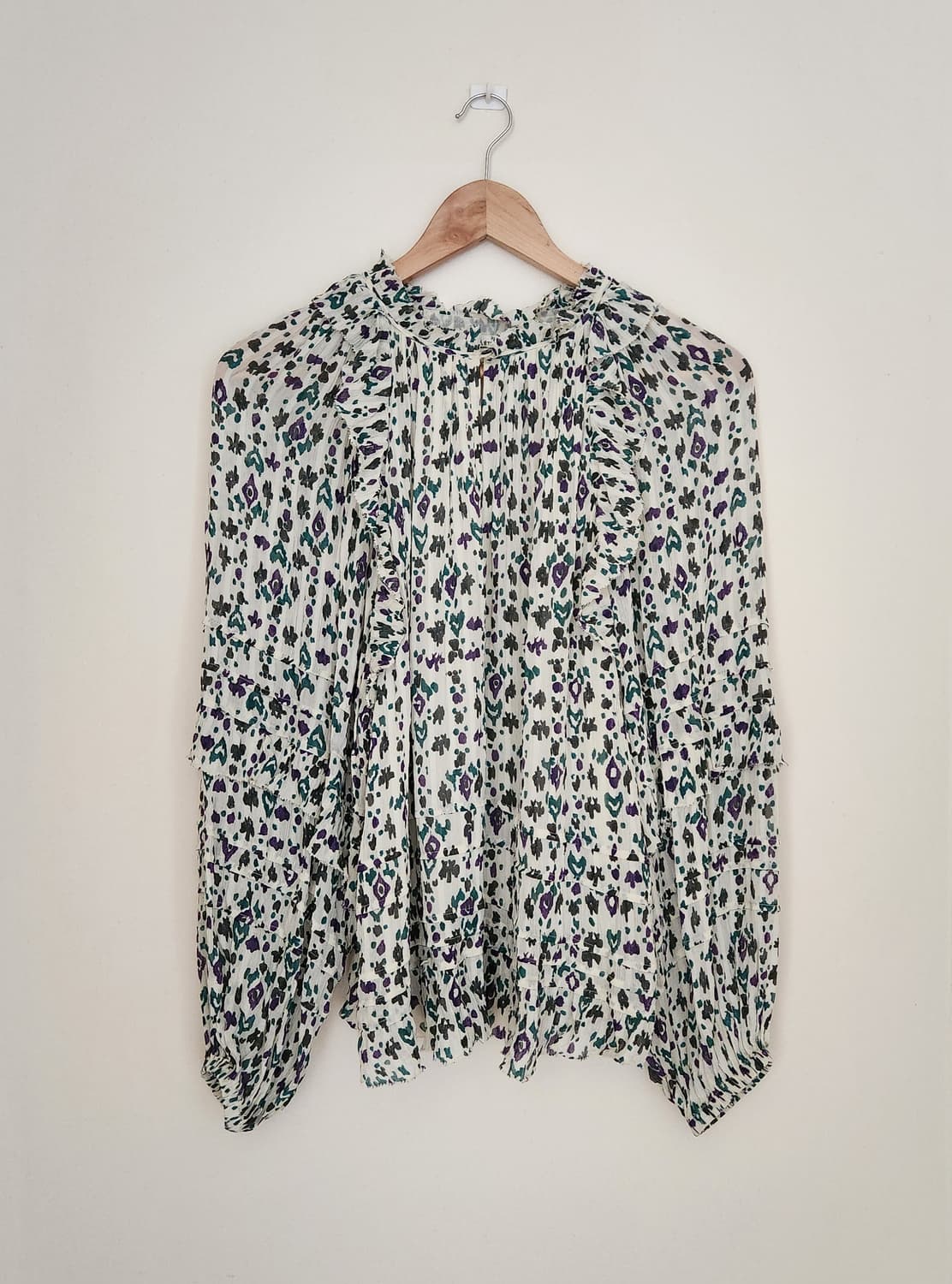 아방한 이자벨마랑 에뚜왈 패턴 블라우스 (36) 상품이미지6