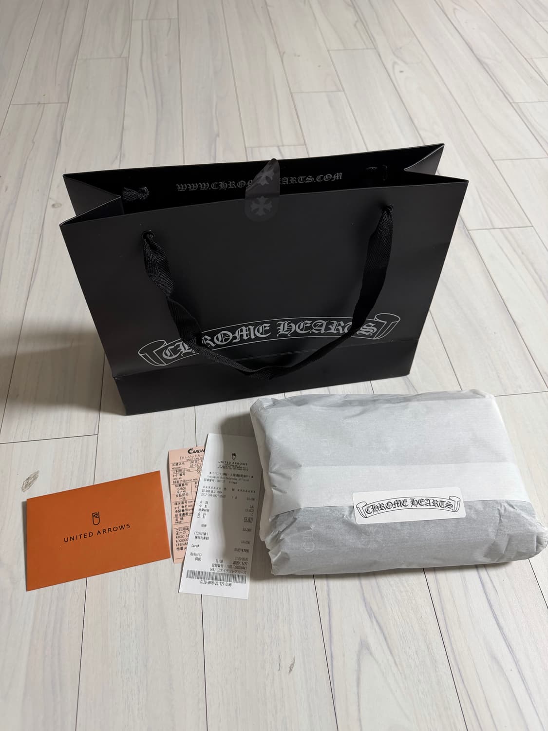 [XL] 크롬하츠 넥스크립트 로고 숏슬리브 블랙 블루 반팔 티셔츠 상품이미지1