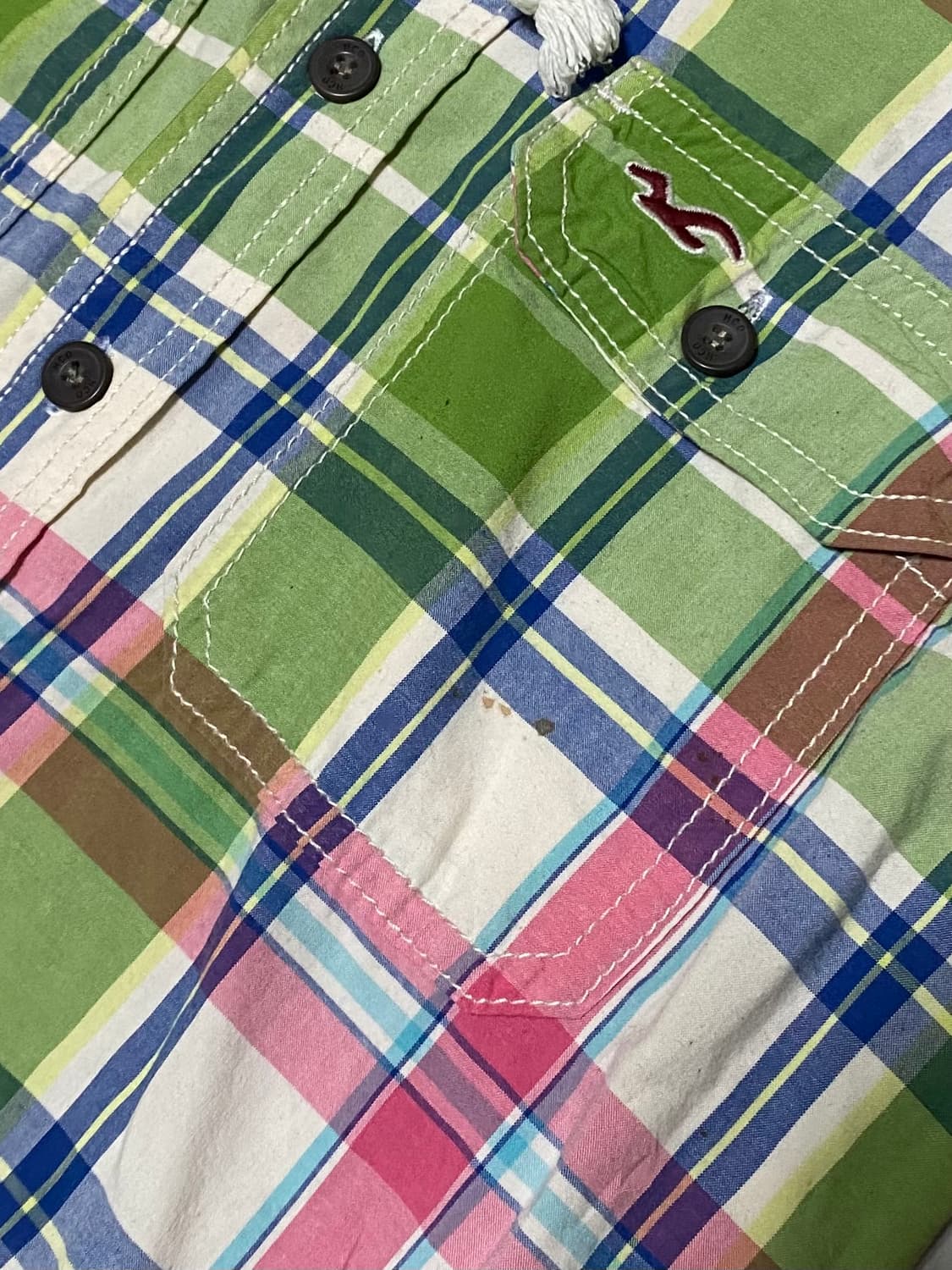 홀리스터 빈티지 패치 후드셔츠 사이즈 여성 95 상품이미지6