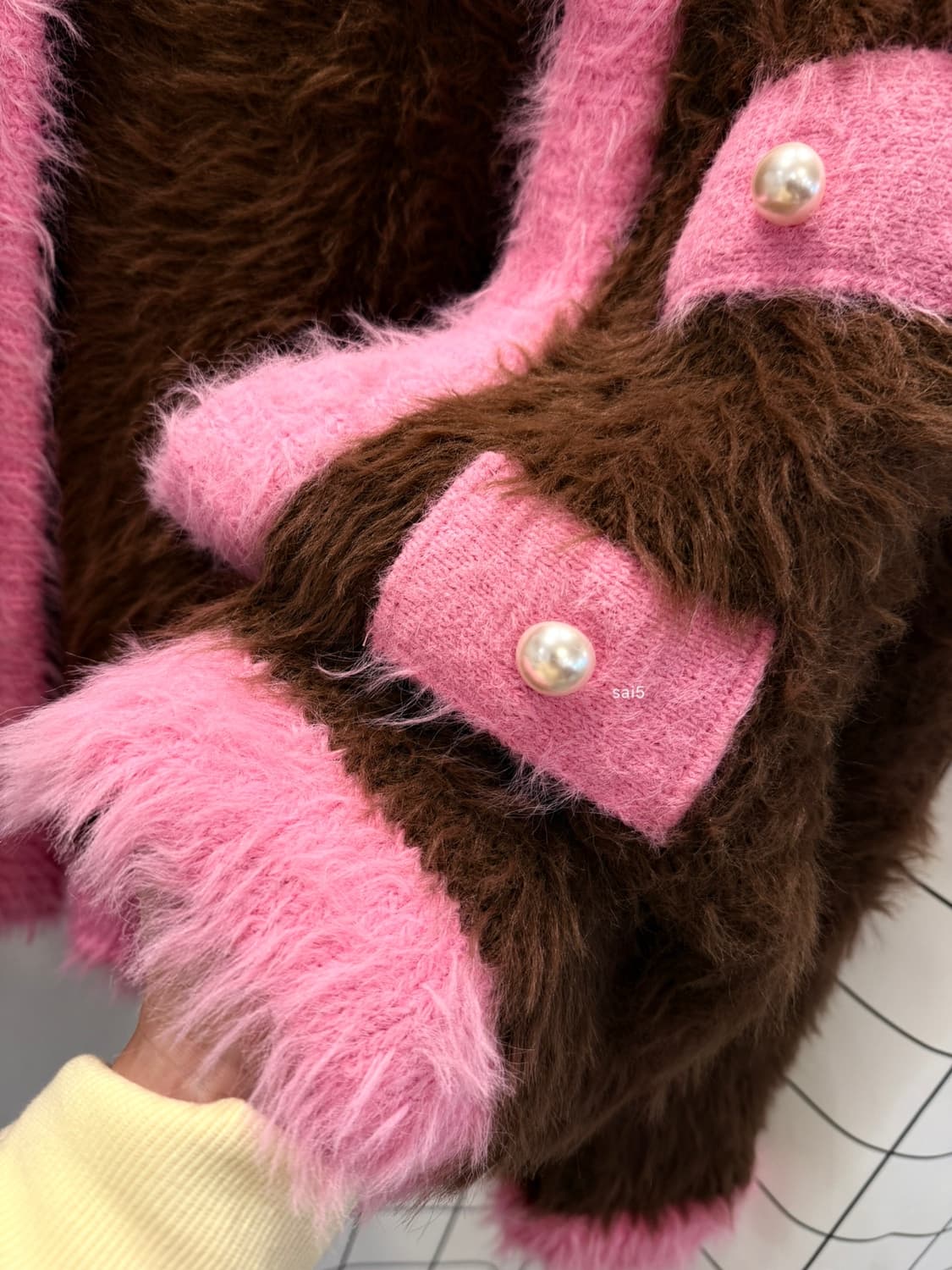 헬더 퍼가디건 상품이미지4