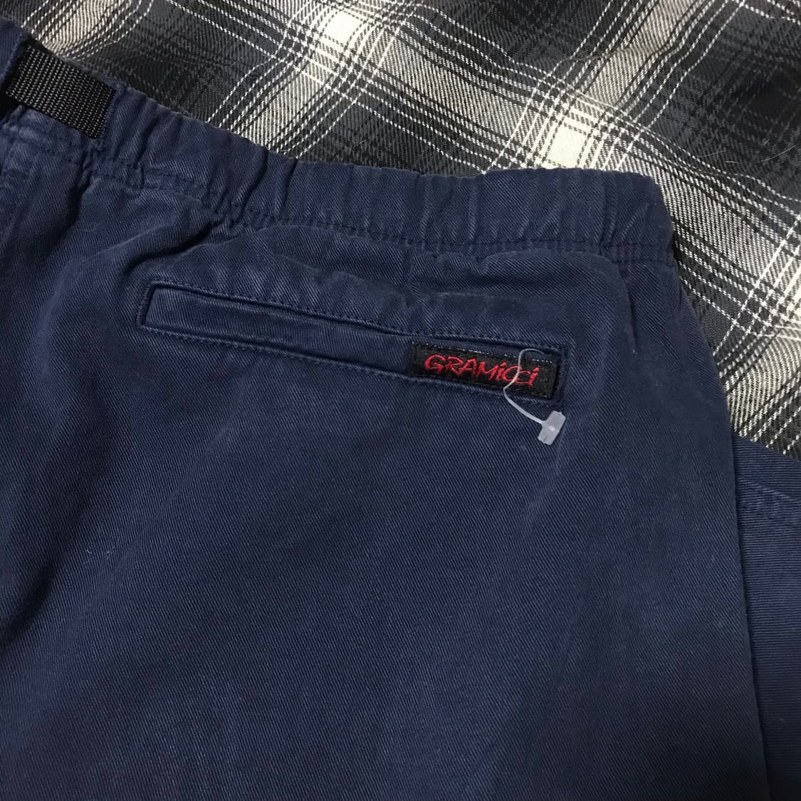 재팬 그라미치 초기 모델 더블 네이비 와이드 치노 택 새상품 상품이미지9