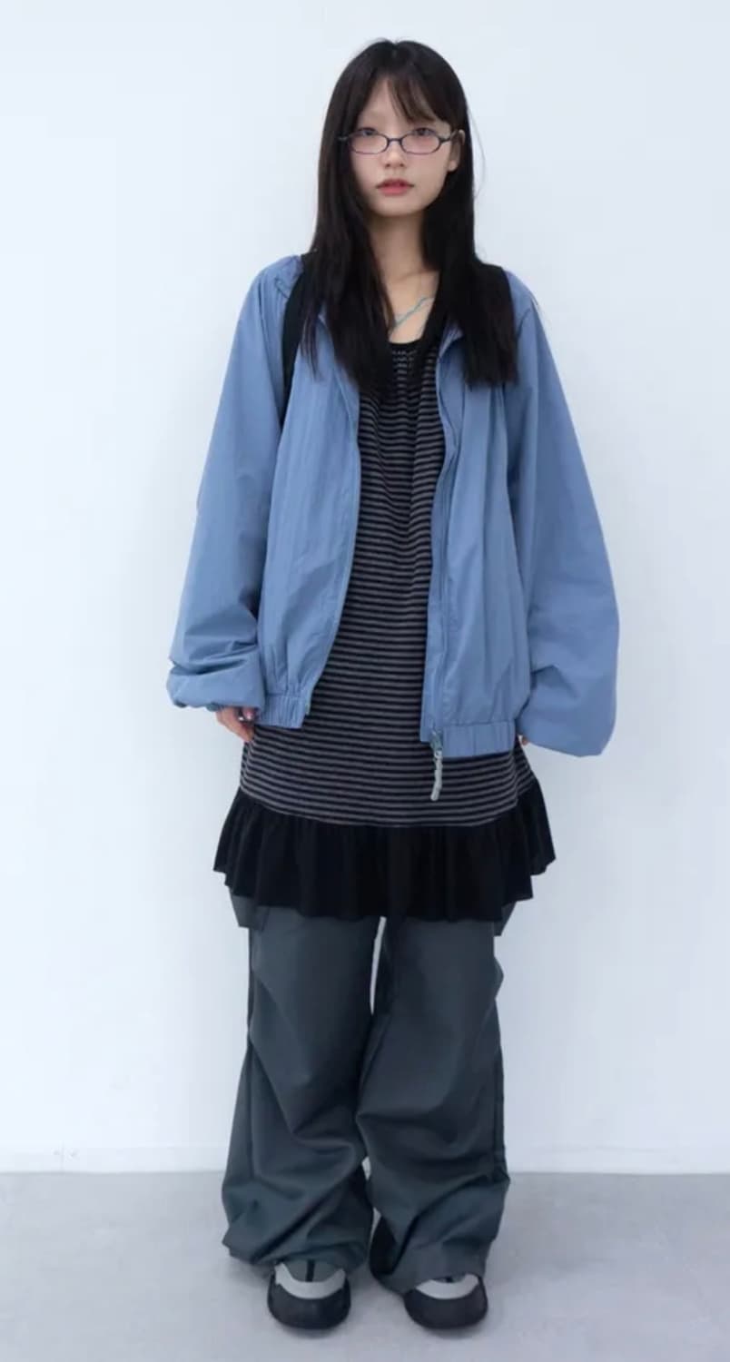 이즈이즈 나의나인 nana ops charcoal 나시 원피스 상품이미지1