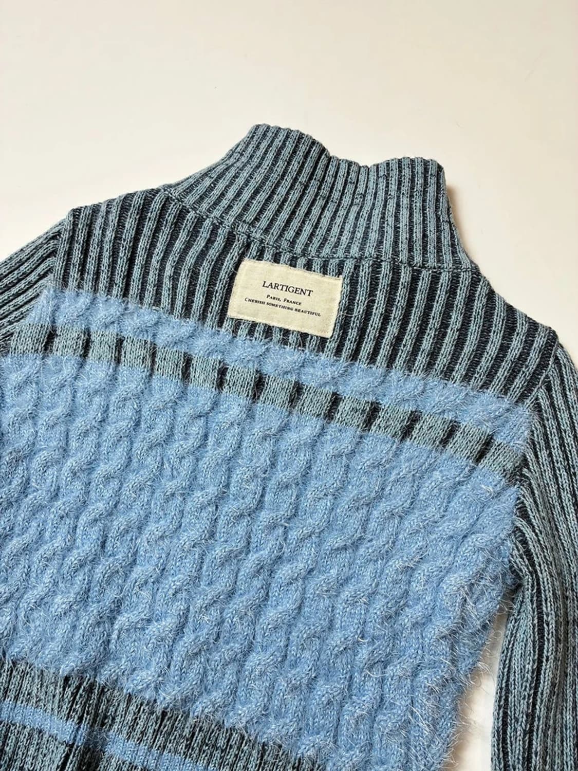 라티젠 LARTIGENT 카리나 니트 집업 PN8716 상품이미지6