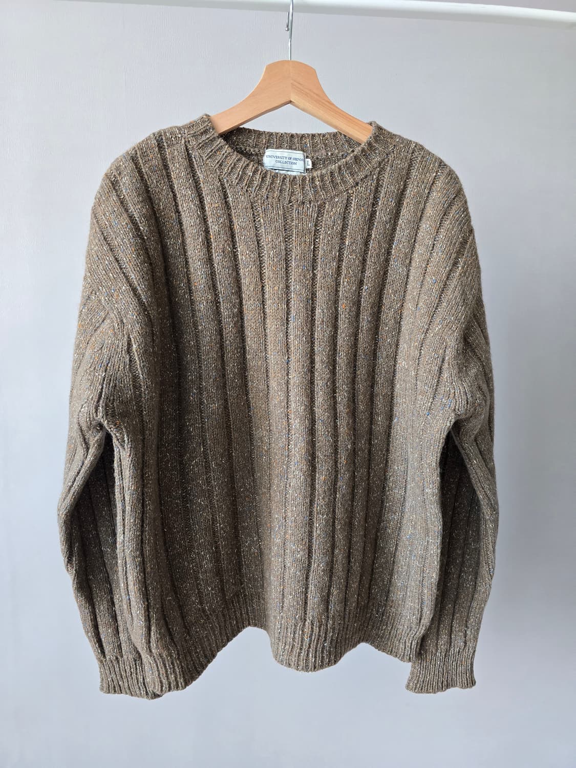 옥스포드 빈티지 네프 오버핏 울 니트 상품이미지5