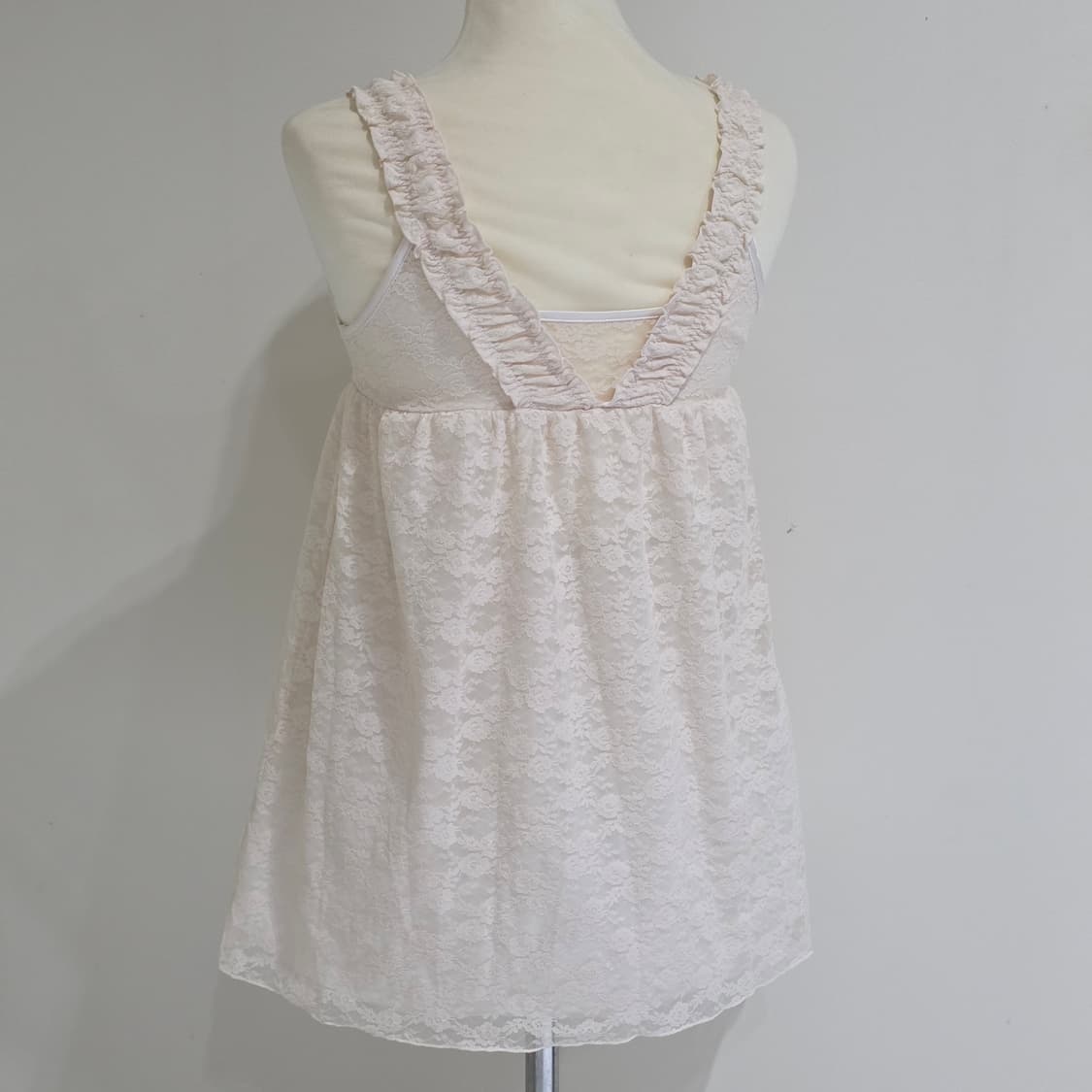 에메필) 레이스 슬립 로즈st 모리걸 섹시 슬리브리스 상품이미지2