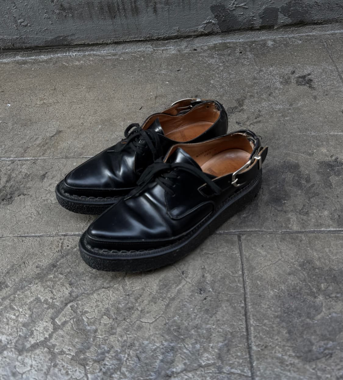 꼼데가르송x조지콕스 사이드 벨트 러버솔 슈즈 상품이미지2