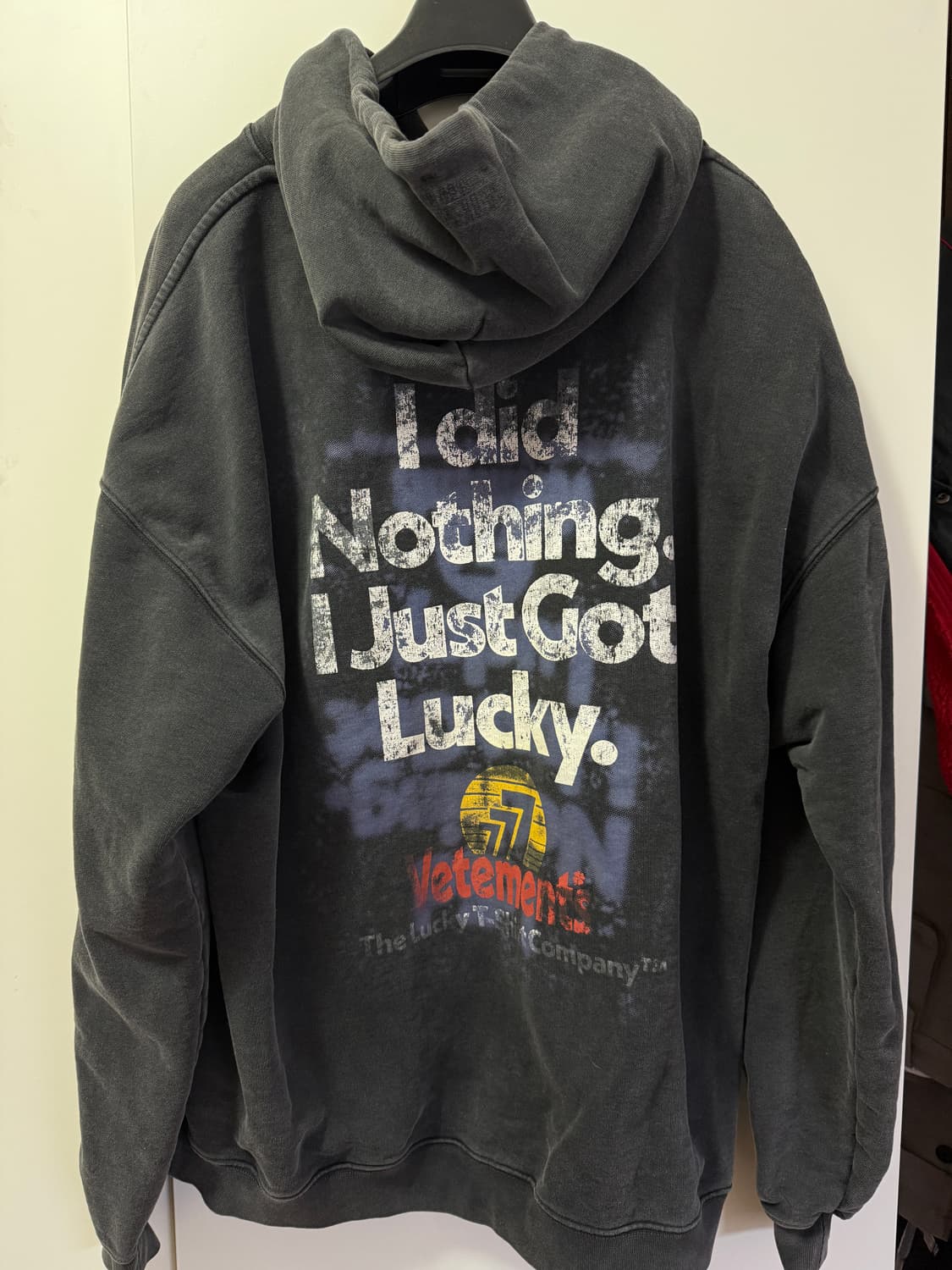 베트멍 비큐티 럭키777 빈티지 워싱 블랙 상품이미지3