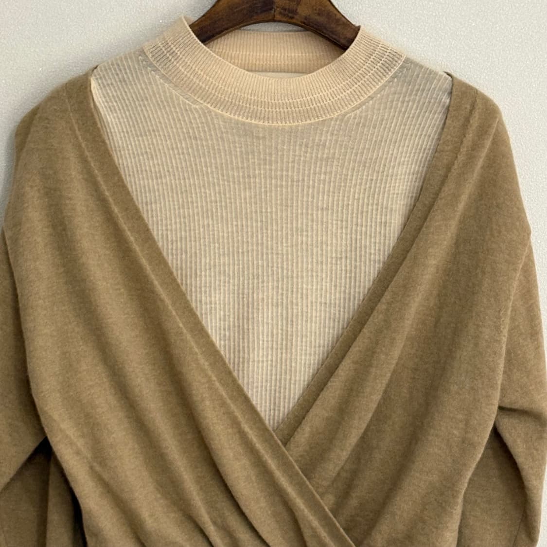 (주)한섬 마인 랩 스타일 니트 90사이즈 상품이미지3