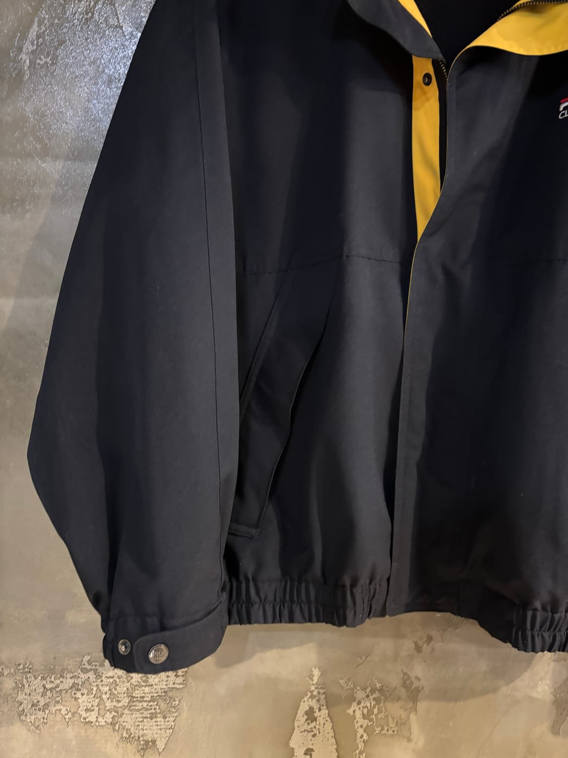 휠라 클래식 바람막이 블루종100 상품이미지3