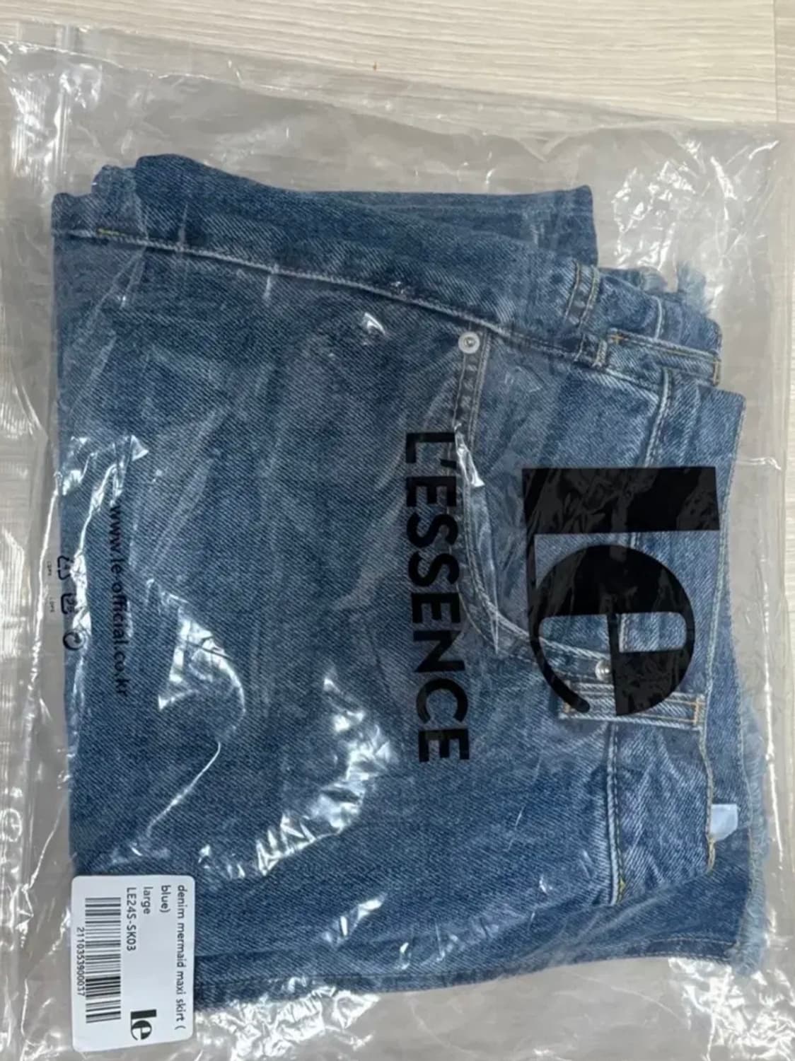 Le 르 맥시 데님스커트 상품이미지2