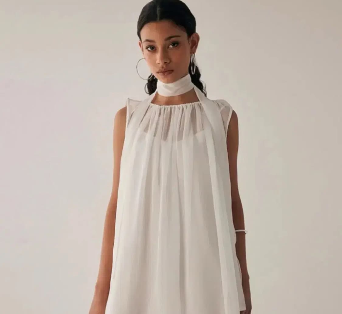 트리밍버드 타이 미니 원피스 상품이미지1