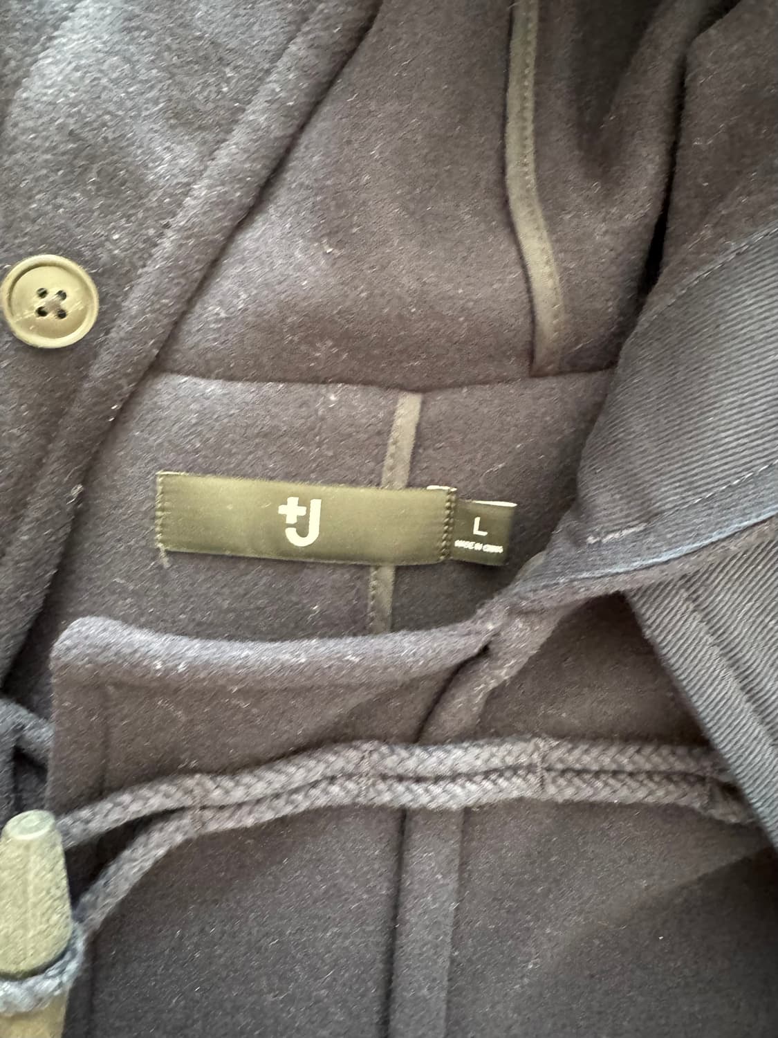 유니클로 질샌더 더플코트 네이비 L 상품이미지2