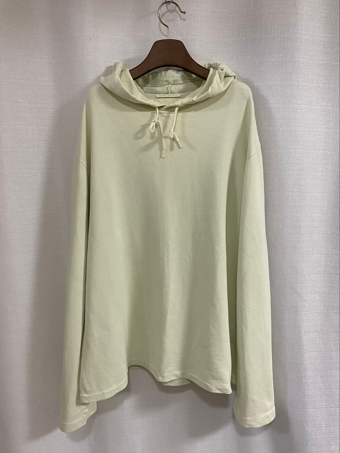 아워레가시 22SS 루즈 후디 트랜스루센트 화이트 루프 (M2196LT) 상품이미지1