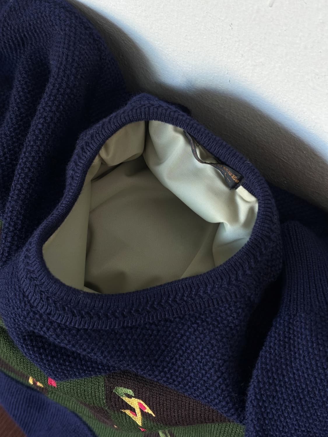 Design stitch inner liner knit P/O 상품이미지3