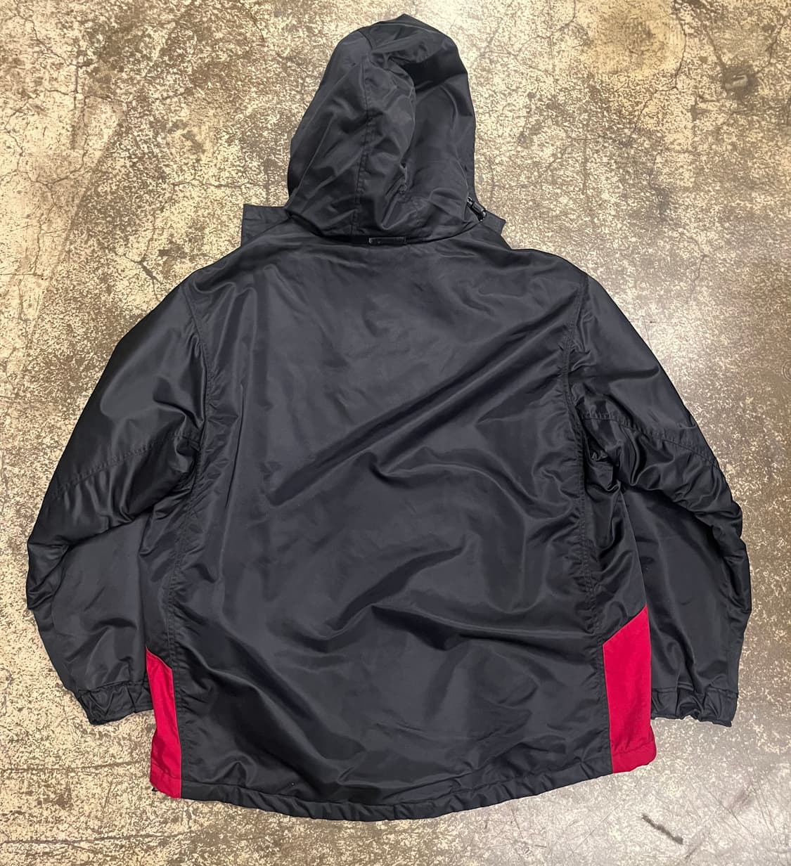 90s 나이키 블랙/레드 아노락 자켓 상품이미지5